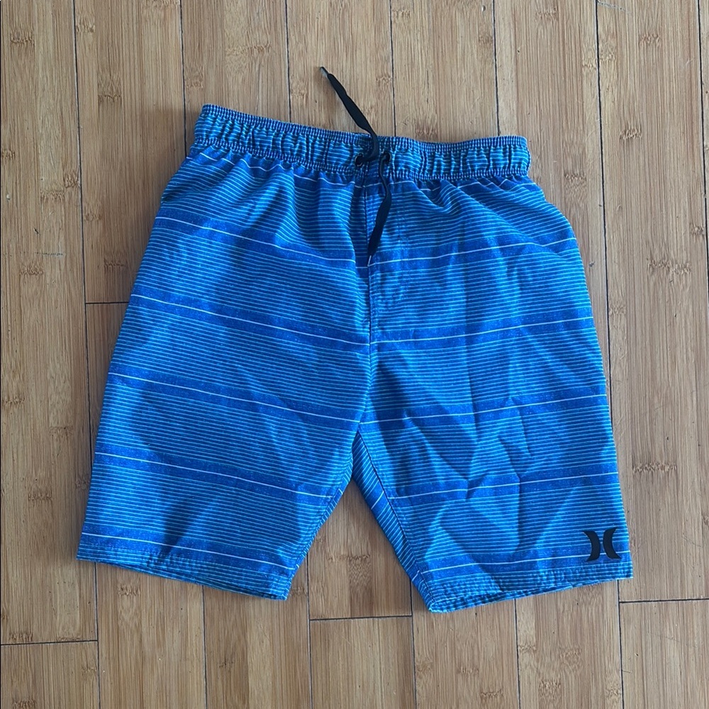 Hurley Kids Blue Striped Shorts